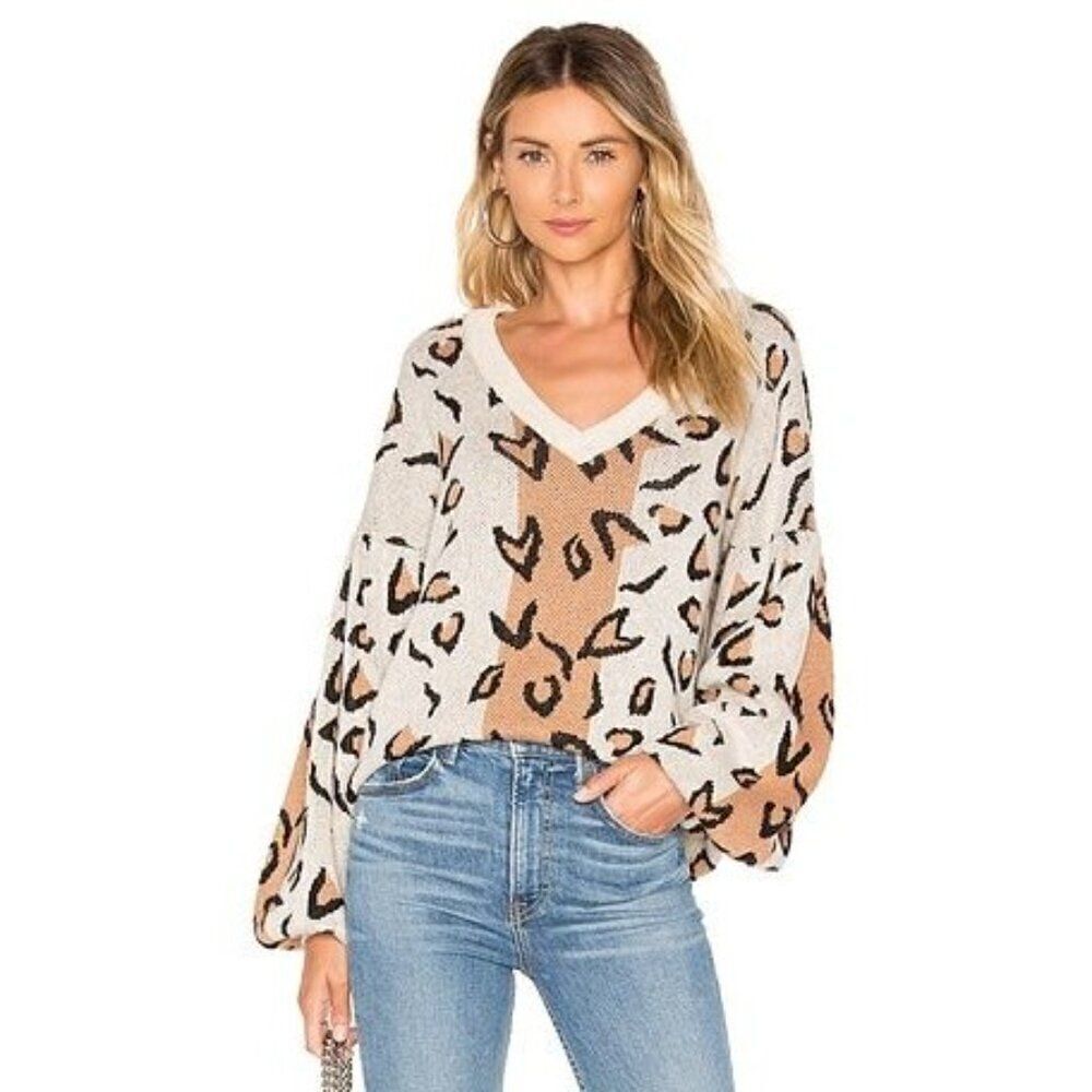 Revolve, Tularosa Leopard Sweater XS
